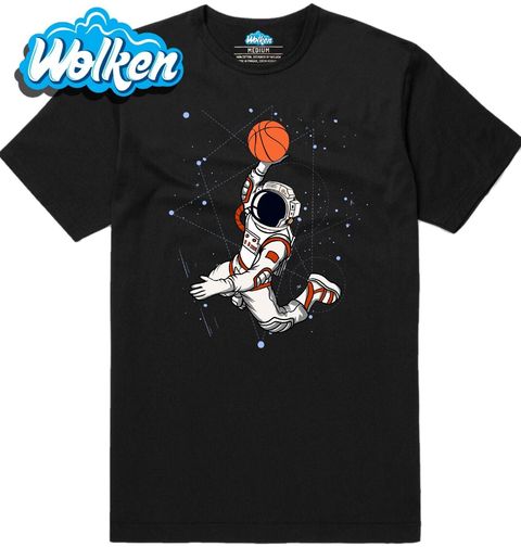 Obrázek produktu Pánské tričko Smečující Astronaut Basketbalista
