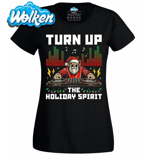 Obrázek produktu Dámské tričko Vánoční DJ Santa