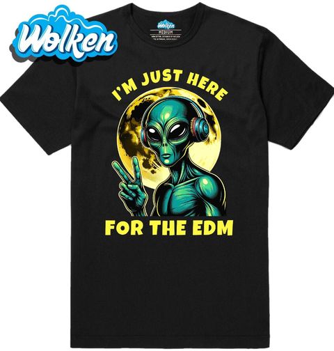 Obrázek produktu Pánské tričko Mimozemšťan Jsem tu jen kvůli EDM