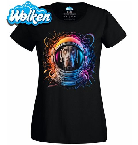 Obrázek produktu Dámské tričko Astronaut Výmarský ohař