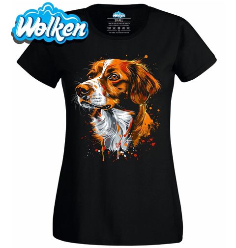 Obrázek produktu Dámské tričko Bretaňský ohař Brittany Dog