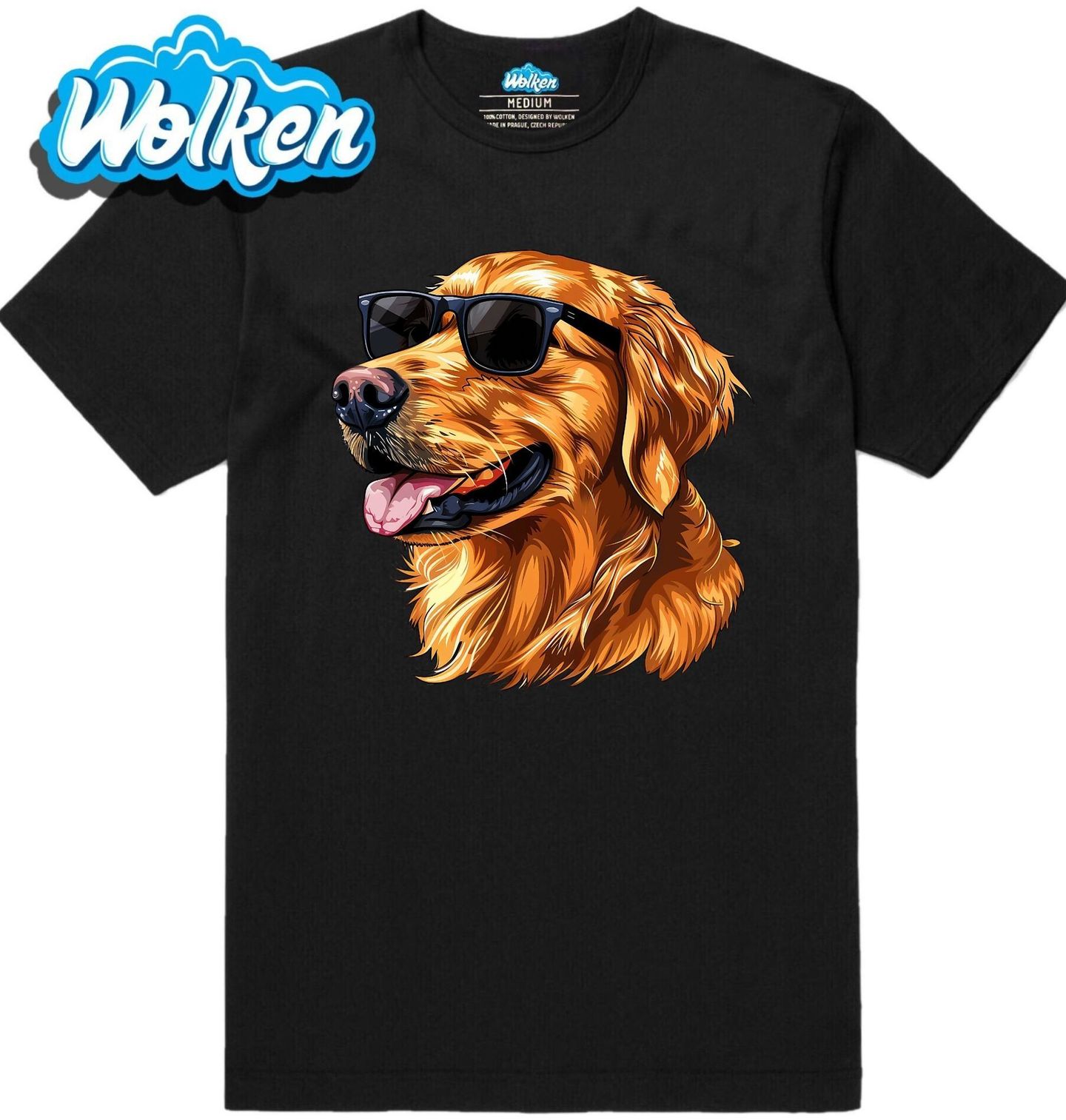 Pánské tričko Cool Zlatý retrívr.jpg