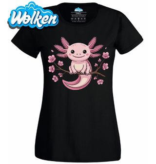 Dámské tričko Axolotl na Větvi Sakury.jpg
