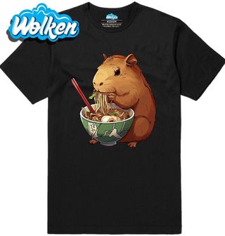 Pánské tričko Japonský Ramen s Kapybarou.jpg