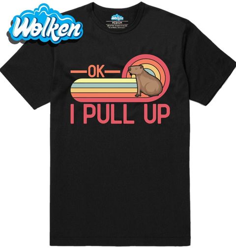 Obrázek produktu Pánské tričko Retro Kapybara OK I Pull Up