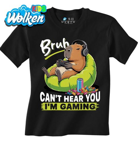 Obrázek produktu Dětské tričko Gamer Kapybara Neslyším tě, hraju