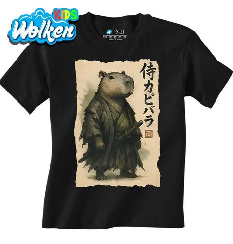 Obrázek produktu Dětské tričko Japonský Samuraj Kapybara