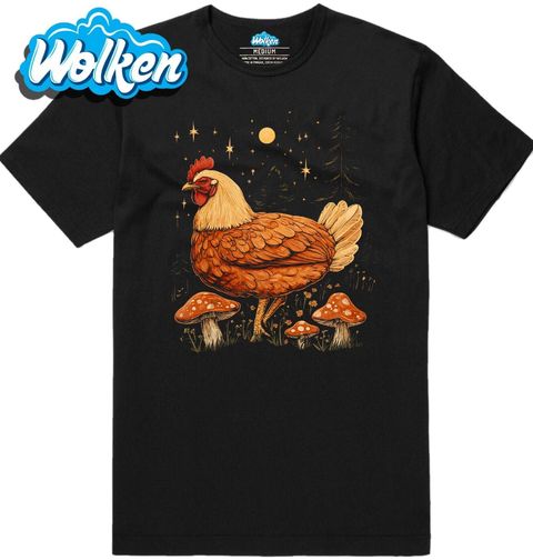 Obrázek produktu Pánské tričko Slepice mezi Muchomůrkami