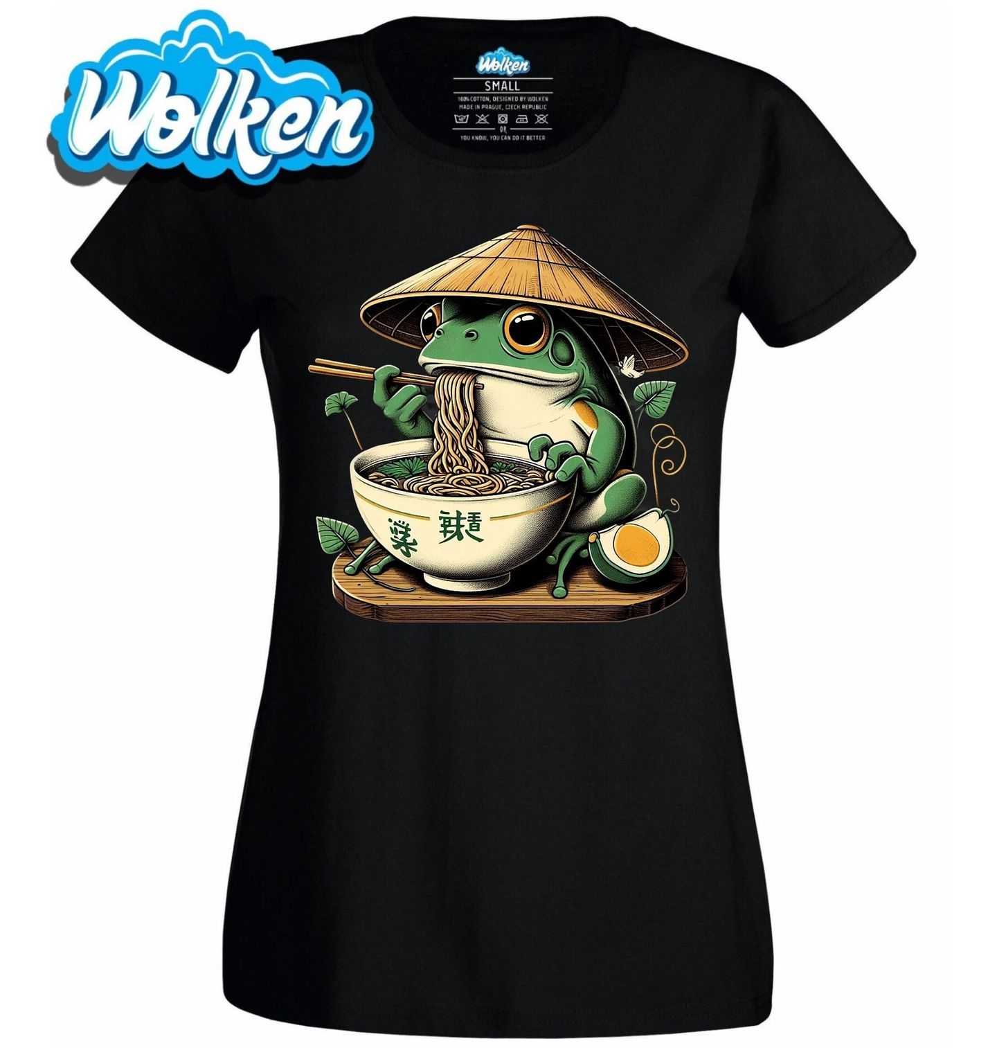 Dámské tričko Japonská Žába a Ramen.jpg