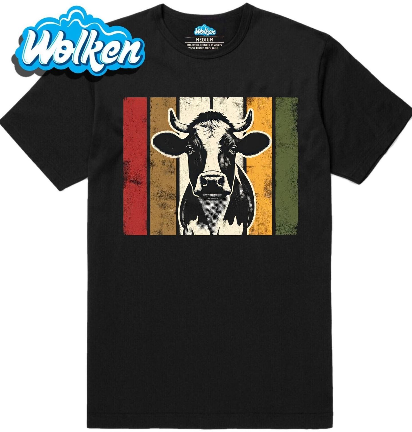 Pánské tričko Retro Farmářská kráva.jpg