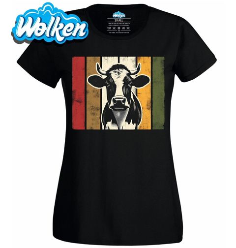 Obrázek produktu Dámské tričko Retro Farmářská kráva
