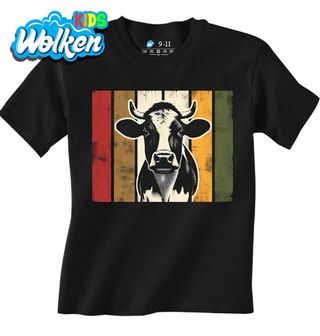 Dětské tričko Retro Farmářská kráva.jpg