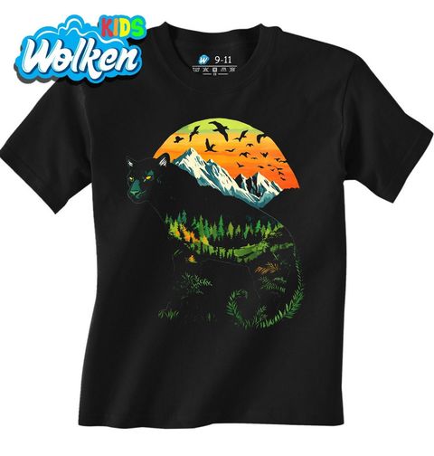Obrázek produktu Dětské tričko Horský Panter černý