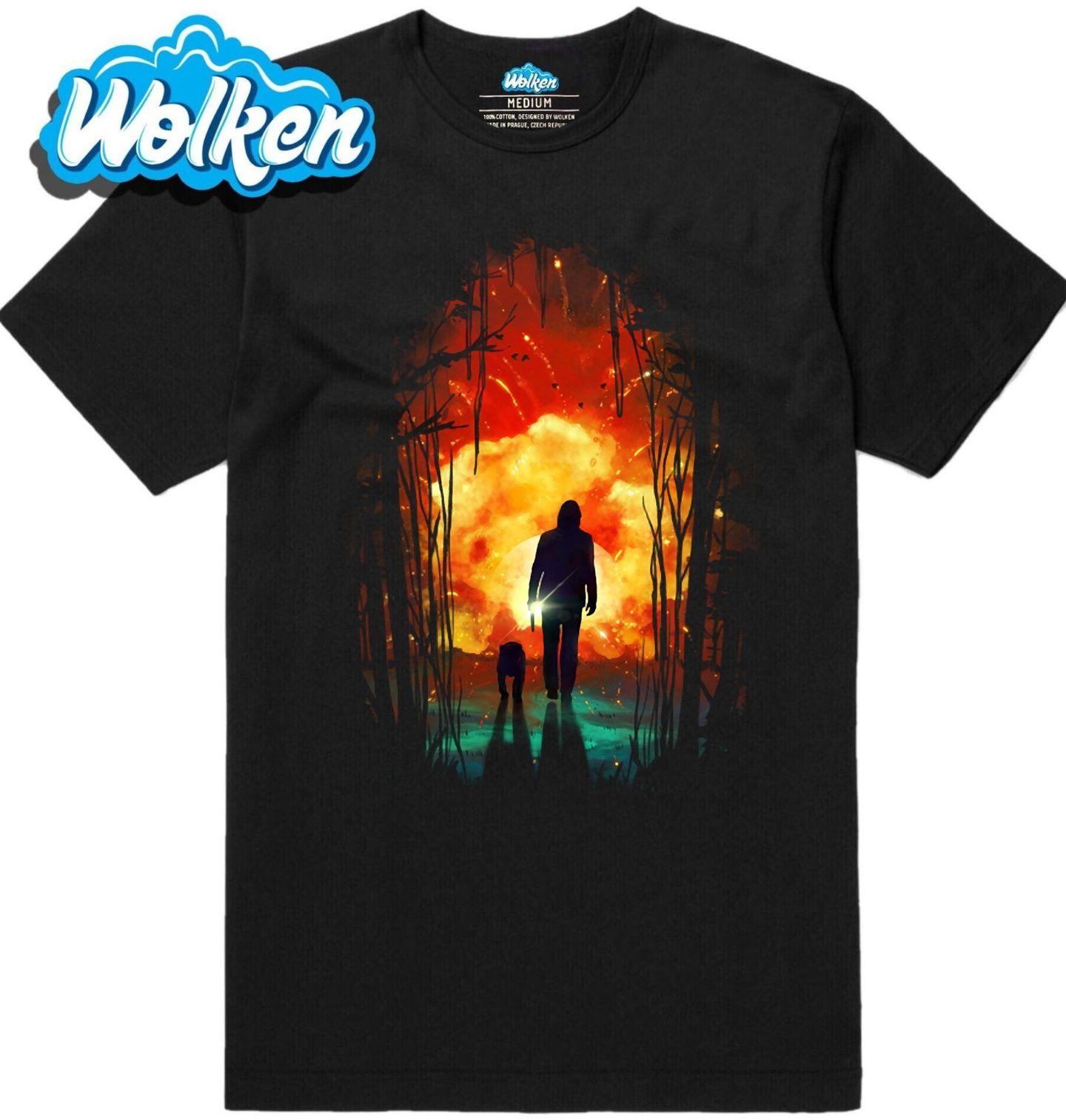 Pánské tričko John Wick a Plameny Pomsty.jpg