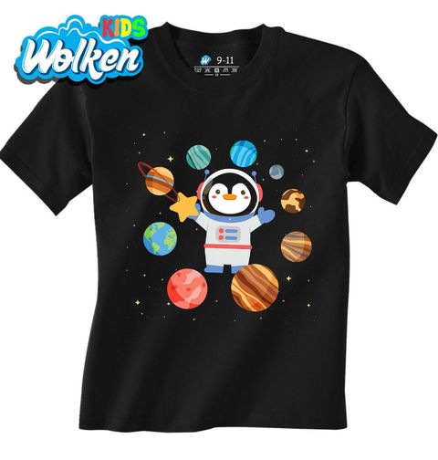 Obrázek produktu Dětské tričko Tučňák Astronaut ve Vesmíru