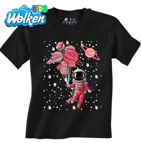 Obrázek produktu Dětské tričko Růžový Astronaut na Cestě Vesmírem