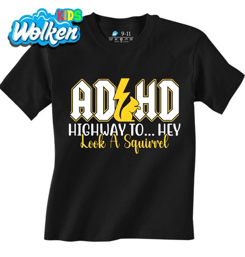 Obrázek produktu Dětské tričko Rocková Veverka ACDC