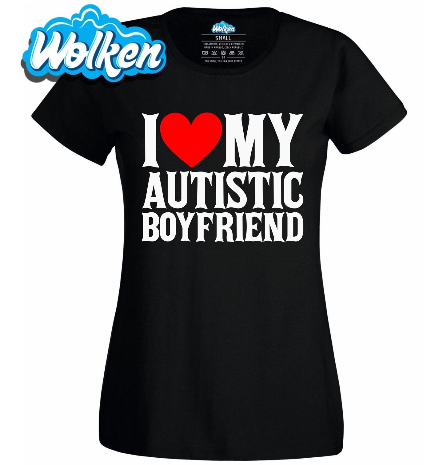 Dámské tričko Miluji svého autistického přítele I Love My Autistic Boyfriend.jpg