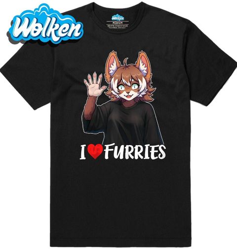 Obrázek produktu Pánské tričko Miluji Furíky I Love Furries