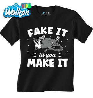 Dětské tričko Líná Vačice Fake it 'til you make it.jpg