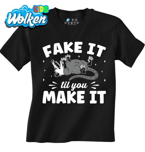 Obrázek produktu Dětské tričko Líná Vačice Fake it 'til you make it