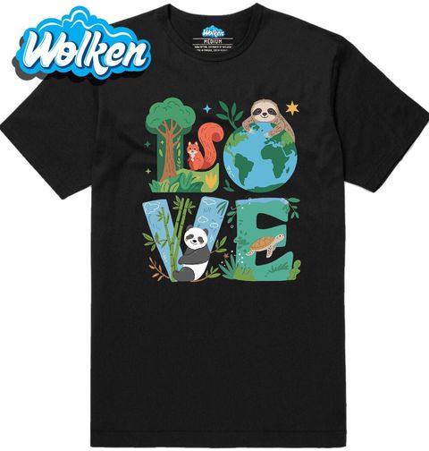 Obrázek produktu Pánské tričko Láska k Planetě Zemi LOVE