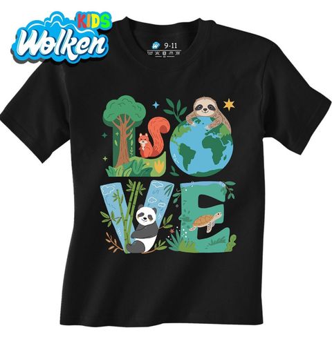Obrázek produktu Dětské tričko Láska k Planetě Zemi LOVE