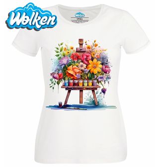 Dámské tričko  Malířovo Plátno Květin.jpg
