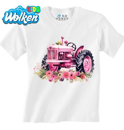 Obrázek produktu Dětské tričko Růžový Traktor