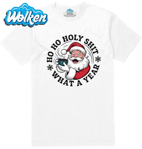 Obrázek produktu Pánské tričko Ho ho holy shit, to byl rok!