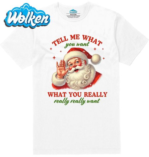 Obrázek produktu Pánské tričko Zvědavý Santa