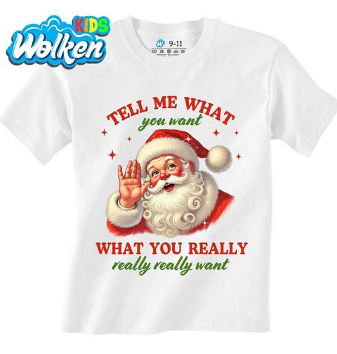 Obrázek produktu Dětské tričko Zvědavý Santa