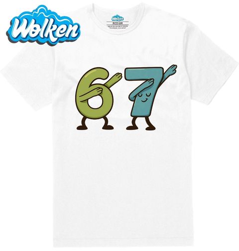 Obrázek produktu Pánské tričko Dabující Meme Six Seven 67