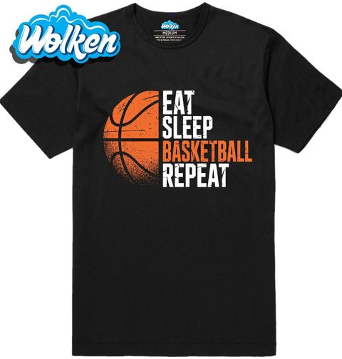 Obrázek produktu Pánské tričko Jez Spi Hraj Basketbal Opakuj Eat Sleep Basketball Repeat