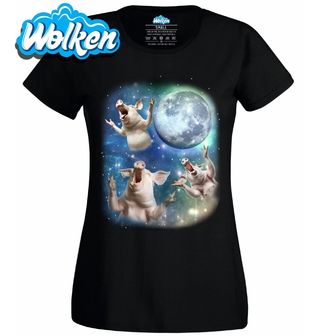 Dámské tričko Prasata vyjící na Měsíc.jpg