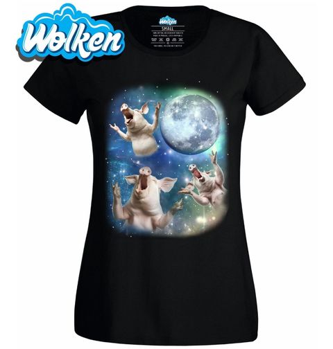 Obrázek produktu Dámské tričko Prasata vyjící na Měsíc