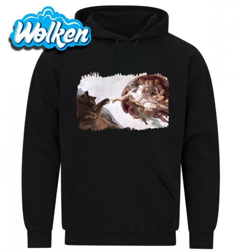 Obrázek produktu Pánská mikina Stvoření Černé Kočky