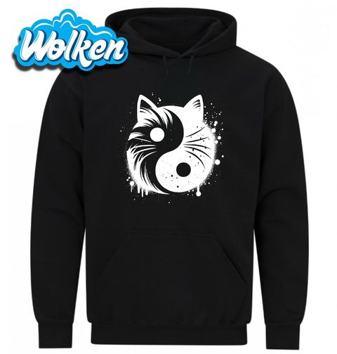 Obrázek produktu Pánská mikina Jin a Jang Kočka Yin Yang Cat