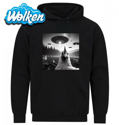 Obrázek produktu Pánská mikina Únos Slepice UFO