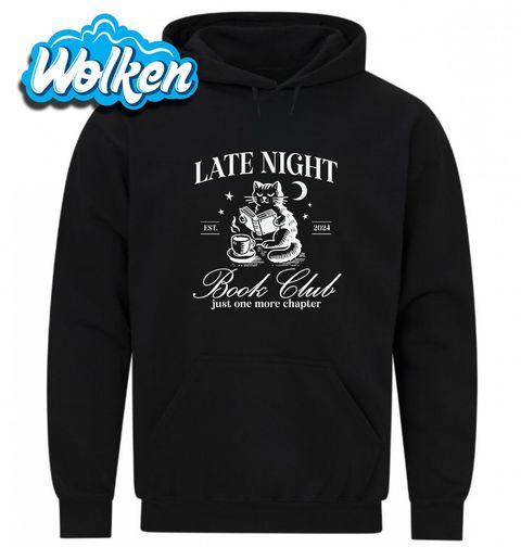 Obrázek produktu Pánská mikina Kočka Čtenářka Late Night Book Club