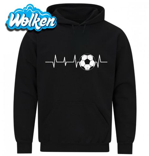 Obrázek produktu Pánská mikina Vintage Kardiogram a Fotbal