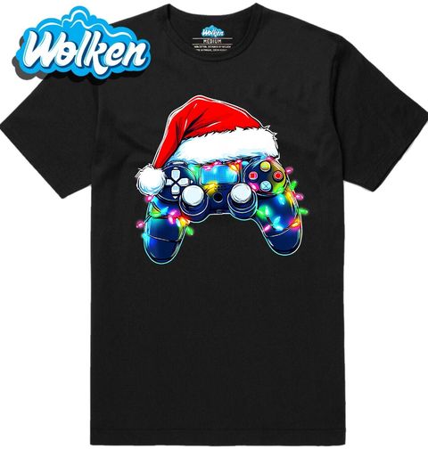 Obrázek produktu Pánské tričko Vánoční Ovladač  s Čepicí