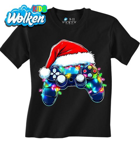 Obrázek produktu Dětské tričko Vánoční Ovladač  s Čepicí