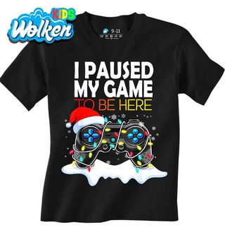 Dětské tričko Vánoční Pauza Hráče.jpg