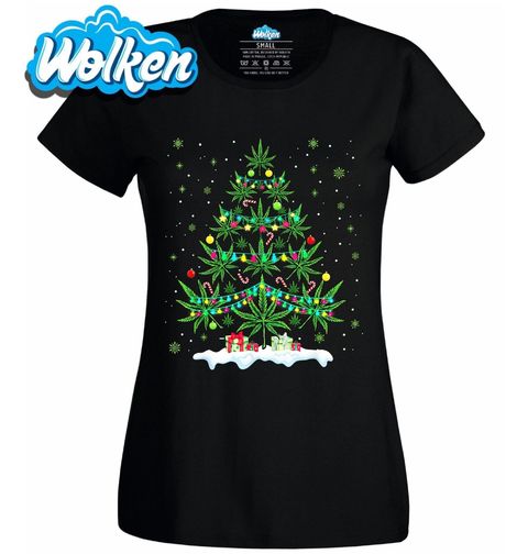 Obrázek produktu Dámské tričko Konopný Vánoční Stromek