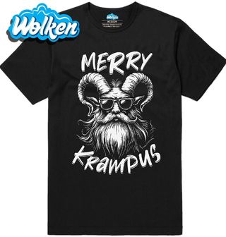 Pánské tričko Vánoční Krampus Merry Krampus.jpg