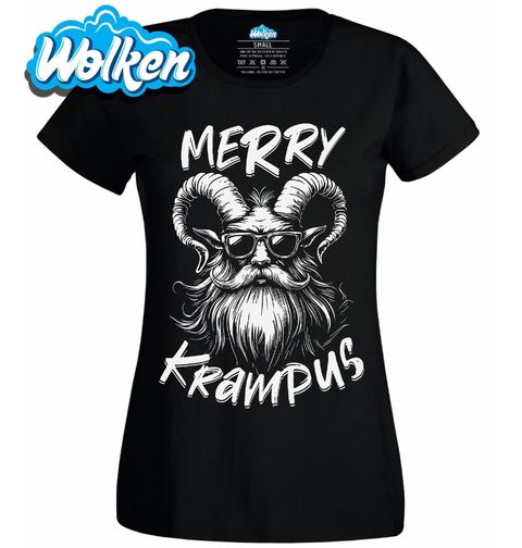 Obrázek produktu Dámské tričko Vánoční Krampus Merry Krampus