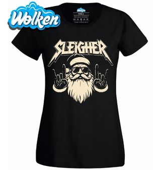 Dámské tričko Metalový Santa Sleigher.jpg