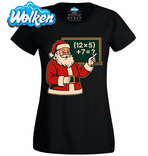 Obrázek produktu Dámské tričko Santa Učitel Matematiky