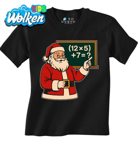 Obrázek produktu Dětské tričko Santa Učitel Matematiky